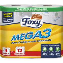 Papel higienico Foxy Mega 3