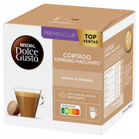 Dolce Gusto cortado 16 capsulas