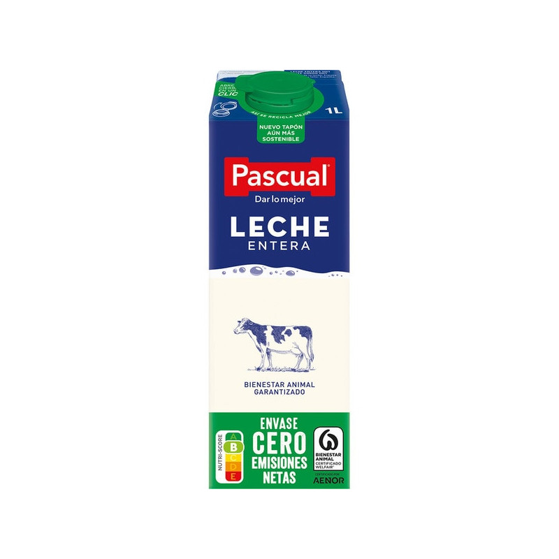 Leche Pascual entera 1l