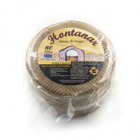 Queso de oveja semicurado Hontanar 500g
